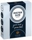 Презервативи Mister Size - pure feel - 57 (3 condoms), товщина 0,05 мм