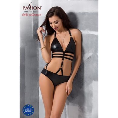 Боді монокіні під латекс LAMIS BODY black L/XL - Passion Exclusive