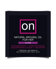 Пробник возбуждающего масла Sensuva - ON Arousal Oil for Her Ultra (0,5 мл)