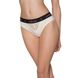 Трусики з широкою гумкою і мереживом Passion PS001 PANTIES ecru, size L