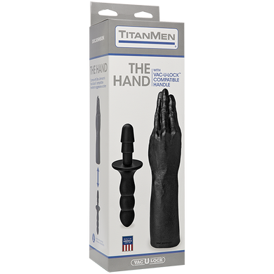 Рука для фистинга Doc Johnson Titanmen The Hand with Vac-U-Lock Compatible Handle, диаметр 6,9см