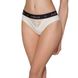 Трусики з широкою гумкою і мереживом Passion PS001 PANTIES ecru, size S