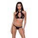Комплект білизни MIRAJANE SET black XXL/XXXL - Passion Exclusive: ліф-топ що підтримує та трусики
