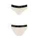 Трусики з широкою гумкою і мереживом Passion PS001 PANTIES ecru, size XL