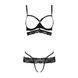SARIA SET WITH OPEN BRA black L/XL - Passion Exclusive