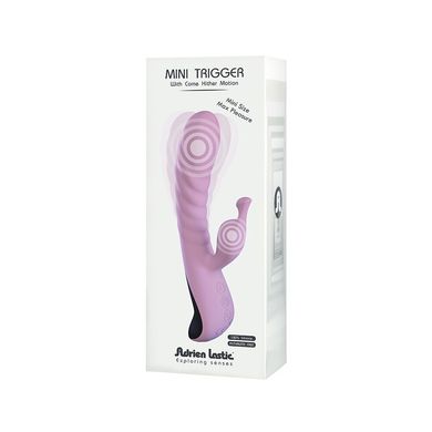 Вибратор Adrien Lastic Mini Trigger с массирующими движениями ствола