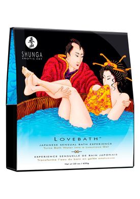 Гель для ванни Shunga LOVEBATH – Ocean temptations 650 г, робить воду ароматним желе зі SPA ефектом