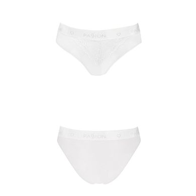 Трусики з широкою гумкою і мереживом Passion PS001 PANTIES white, size M