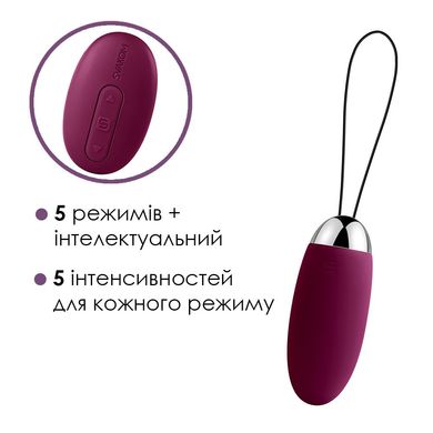 Виброяйцо с пультом управления Svakom Elva Violet