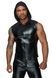 Чоловіча безрукавка з капюшоном Noir Handmade H062 Hooded Shirt, M, мокрий ефект