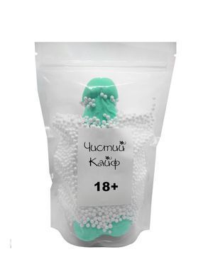 Крафтовое мыло-член с присоской Чистый Кайф Turquoise size XL