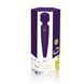 Вібромасажер Rianne S: Bella Mini Wand Purple, 10 режимів, медичний силікон, подарункове паковання