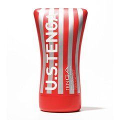 Мастурбатор Tenga US Soft Tube Cup (м&rsquo;яка подушечка велика), стискальний, суперпотужне всмоктування