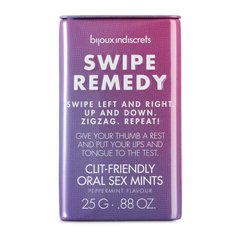 Мятные конфеты Bijoux Indiscrets Swipe Remedy – clitherapy oral sex mints, без сахара, срок 31.08.23