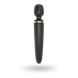 Вібромасажер Satisfyer Wand-er Woman (Black/Gold), водонепроникний, потужний, розмір XXL