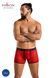 Чоловічі прозорі боксери Passion 046 SHORT PARKER L/XL Red, сітка, під леопард