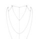 Ланцюжок для спини Bijoux Indiscrets Magnifique Back and Cleavage Chain - Silver, прикраса для тіла