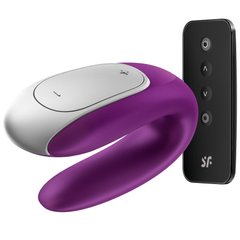 Смарт-вибратор для пар Satisfyer Double Fun (Violet) с пультом ДУ