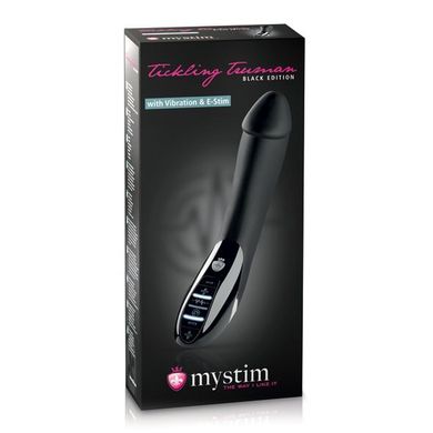 Вібратор з електростимуляцією Mystim Tickling Truman eStim Black, міостимулятор