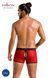 Чоловічі прозорі боксери Passion 046 SHORT PARKER S/M Red, сітка, під леопард