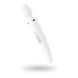 Вібромасажер Satisfyer Wand-er Woman (White/Chrome), водонепроникний, потужний, розмір XXL