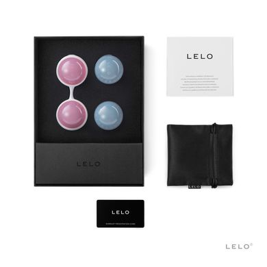 Набор вагинальных шариков LELO Beads, диаметр 3,5 см, изменяемая нагрузка, 2х28 и 2х37 г