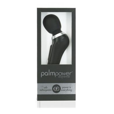 Потужний вібромасажер PalmPower EXTREME - Black водонепроникний, з плавним регулюванням