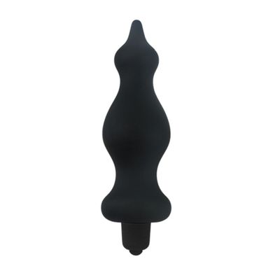 Анальная пробка с вибрацией Adrien Lastic Bullet Amuse Black, макс. диаметр 3,9см