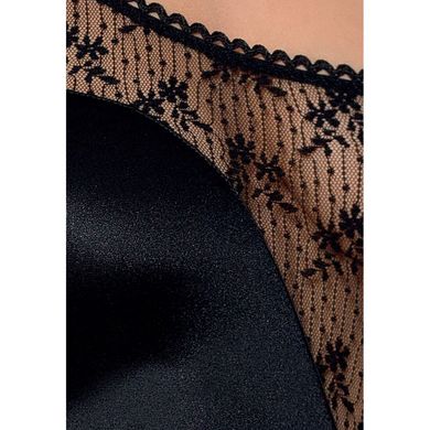 Боди-монокини с глубоким декольте PETRA BODY black XXL/XXXL — Passion Exclusive