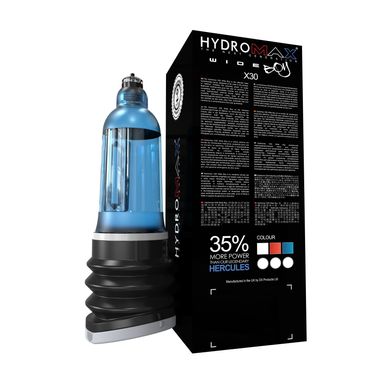 Гідропомпа Bathmate Hydromax 7 WideBoy Blue (X30) для члена довжиною від 12,5 до 18 см, діаметр до 5