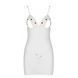 Сорочка з вирізами на грудях + стринги LOVELIA CHEMISE white XXL/XXXL - Passion