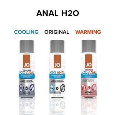 Анальна змазка JO ANAL H2O &mdash; ORIGINAL (60 мл) на водній основі, рослинний гліцерин