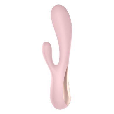 Смарт вібратор-кролик Satisfyer Mono Flex Mauve, 2 мотори, керування через інтернет