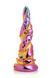 Фентезійний скляний фалоімітатор Creature Cocks Enchanting Rainbow Glass Dildo, 16 см