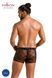 Чоловічі прозорі боксери Passion 032 SHORT JAMES S/M Black, сітка