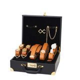 БДСМ-набор LOCKINK Moonlight Treasure Chest, коричневый, натуральная кожа