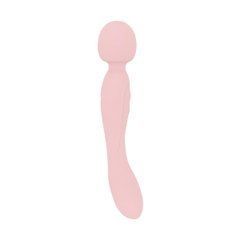 Двосторонній масажер-вібратор Good Vibes Only &ndash; SIMI Double-Sided Wand Vibrator Soft Silicone &ndash; Pink