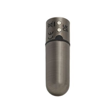 Віброкуля PowerBullet First-Class Bullet 2.5&Prime; з Key Chain Pouch, Gun Metal, 9 режимів вібрації