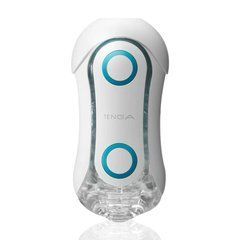 Мастурбатор Tenga Flip Orb &mdash; Blue Rush, з можливістю зміни тиску та стимулювальними кульками всереди