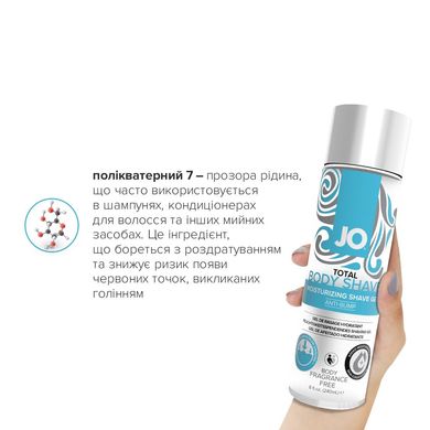 Гель для гоління System JO TOTAL BODY — Anti-bump Intimate Shaving Gel (240 мл) зволожувальний