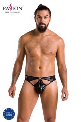 Чоловічі стринги Passion 033 Thong Paul S/M Black, під латекс