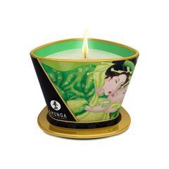 Масажна свічка Shunga Massage Candle &ndash; Exotic Green Tea (170 мл) з афродизіаками