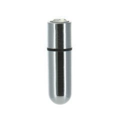 Віброкуля PowerBullet First-Class Bullet 2.5&Prime; with Key Chain Pouch, Silver, 9 режимів вібрації