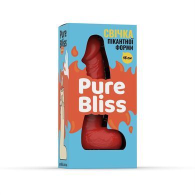 Свеча в виде члена Pure Bliss MINI Red 15 см