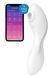 Вакуумный смарт-стимулятор с вибрацией Satisfyer Curvy Trinity 5 (White), управление со смартфона