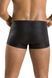 Чоловічі шкіряні боксери з клапаном Passion 050 Short Patrick XXL/XXXL Black