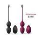 Вагинальные шарики Dorcel LOVE BALLS PLUM, вибрации и движения внутреннего шарика, пульт ДУ