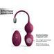 Вагинальные шарики Dorcel LOVE BALLS PLUM, вибрации и движения внутреннего шарика, пульт ДУ