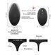 Вібратор у трусики Dorcel DISCREET VIBE XXL, підігрів та пульт ДК, трусики в комплекті