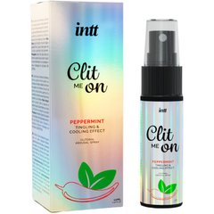 Возбуждающий спрей для клитора Intt Clit Me On Peppermint Cooling Effect 12 мл, охлаждающий эффект